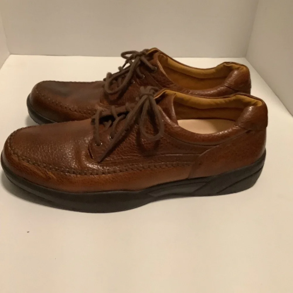 Dr. Comfort Stallion diabetic mens mens US 13 brown‎ leather Oxford shoes
